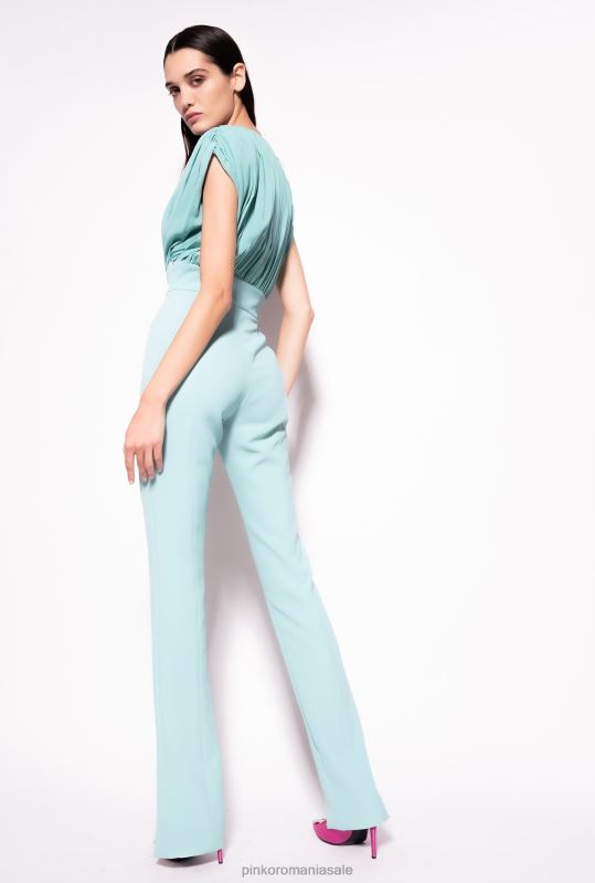 salopete si salopete | salopetă cu fante Pinko albastru nil B0D0824