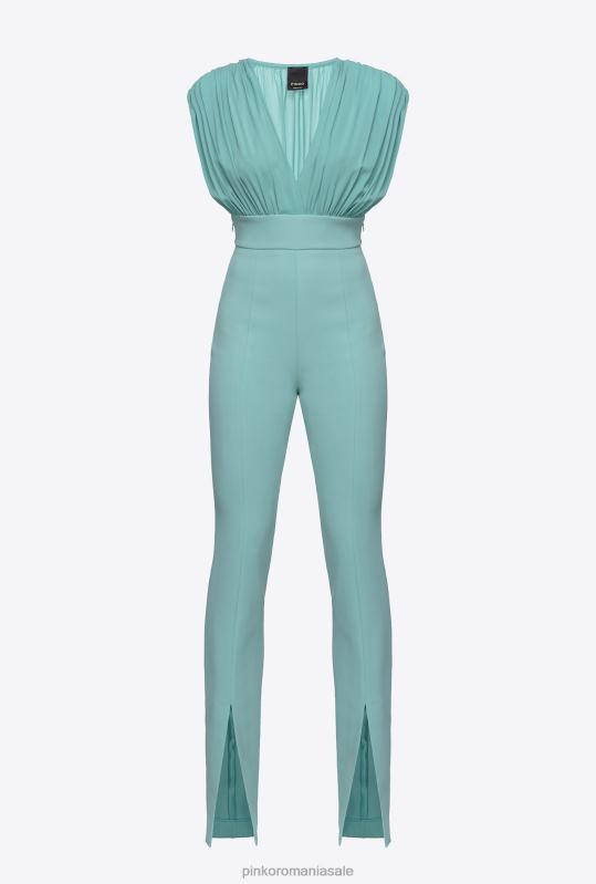 salopete si salopete | salopetă cu fante Pinko albastru nil B0D0824