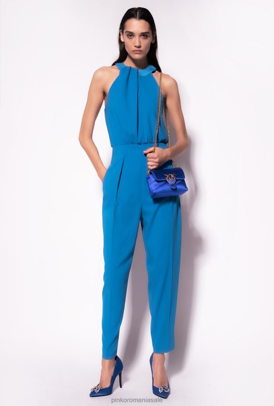 salopete si salopete | salopeta envers din satin Pinko director albastru B0D08154