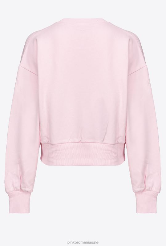 hanorace | hanorac decupat cu logo stea Pinko liliac prăfuit B0D08535