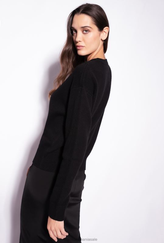 săritori | pulover cu păsări de dragoste Pinko alb negru B0D08543