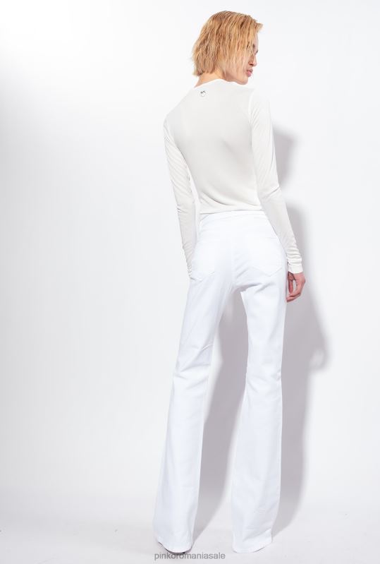 săritori | top cu maneci lungi cu detalii incrucisate Pinko nor alb B0D08546