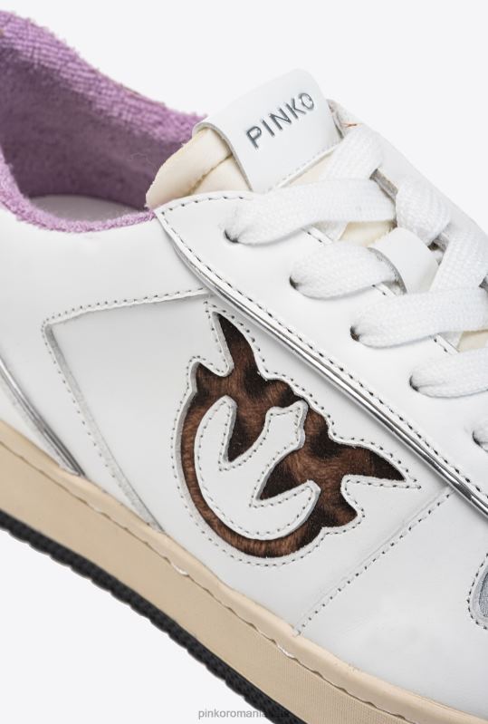 adidași | adidași cu inserții Pinko mult. alb/bej B0D081065