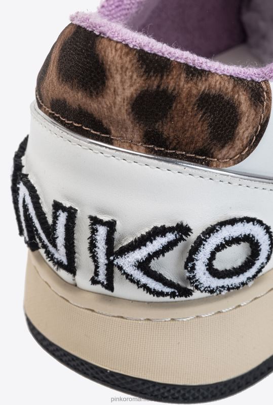 adidași | adidași cu inserții Pinko mult. alb/bej B0D081065