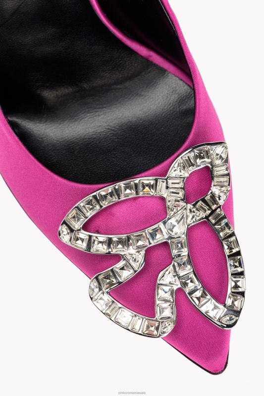 pantofi | pantofi cu detaliu bijuterie păsări dragoste Pinko sfeclă B0D081082