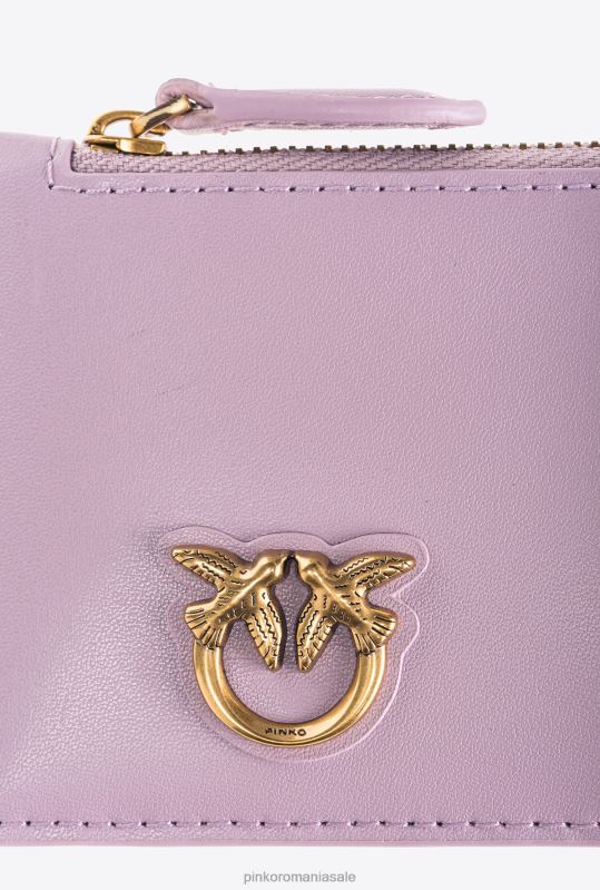 genți clutch | suport card cu fermoar Pinko iris-aur antic B0D081182