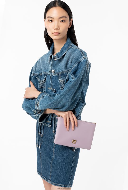 genți crossbody | geantă de dragoste plată clasică, pur și simplu Pinko iris-aur antic B0D081185