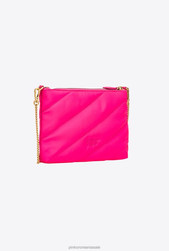 genți crossbody | geantă plată reciclată Pinko aur roz-vechi B0D081271