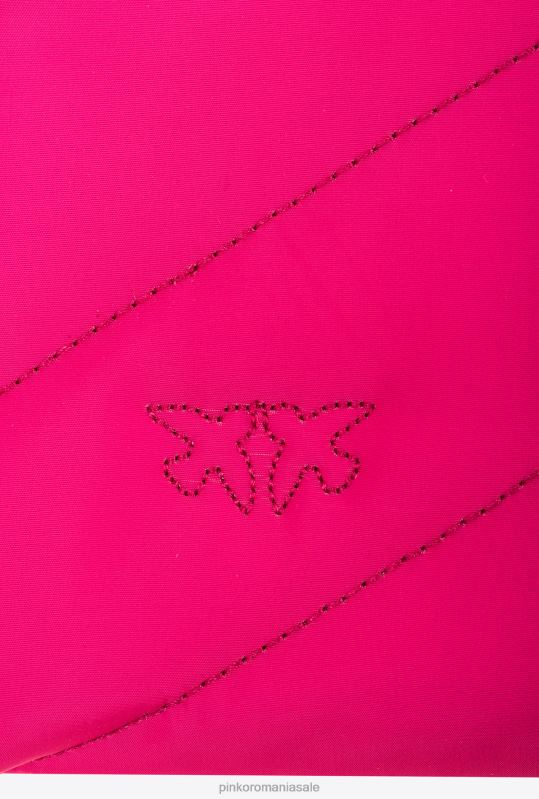 genți crossbody | geantă plată reciclată Pinko aur roz-vechi B0D081271