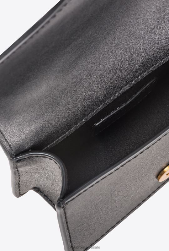 genți microlove | geantă micro love one pur și simplu Pinko aur alb-vechi B0D081205