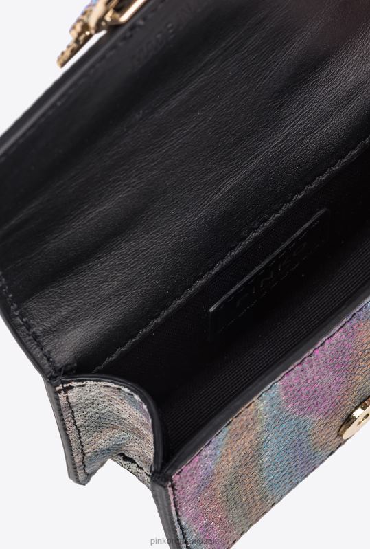 genți microlove | geanta multicolora galeria micro love reptile one Pinko auriu strălucitor multicolor B0D081256