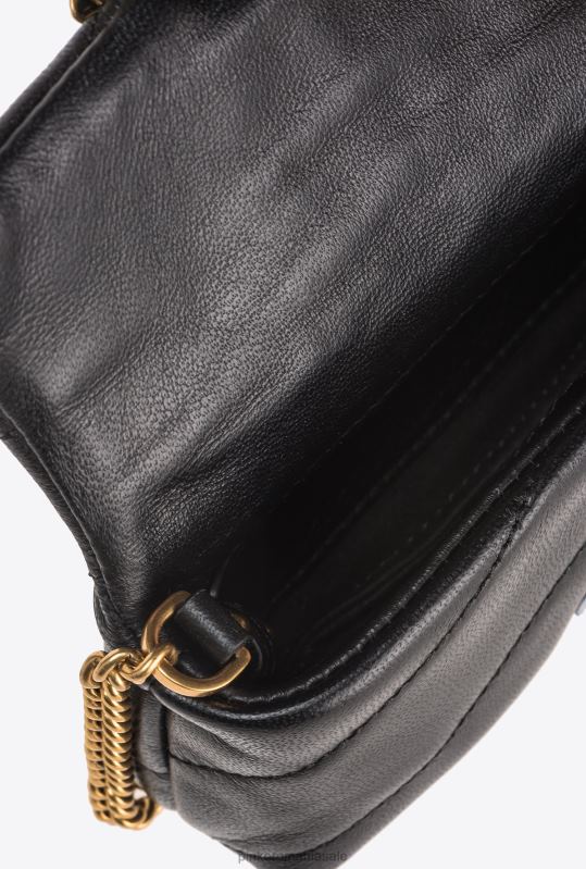 genți microlove | micro love bag puff Pinko aur negru-vechi B0D081229