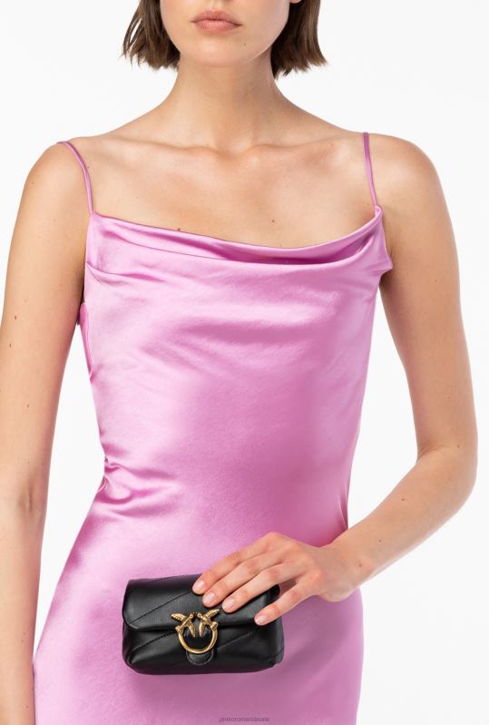 genți microlove | micro love bag puff Pinko aur negru-vechi B0D081229