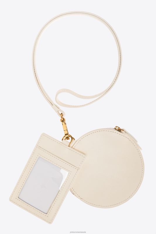genți microlove | pungi de piele pentru gât Pinko aur alb-vechi B0D081259